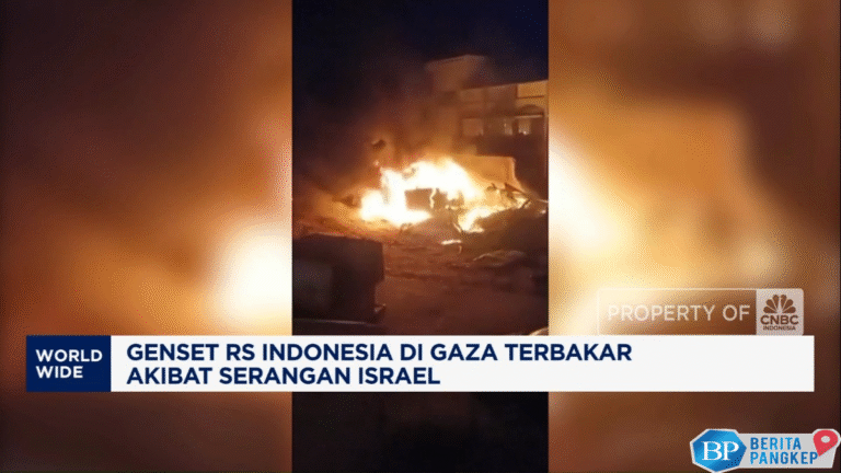 video-diserang-israel-genset-rs-indonesia-di-gaza-terbakar