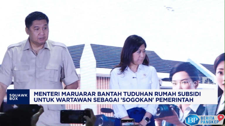 video-menteri-maruar-bantah-rumah-subsidi-wartawan-sebagai-sogokan