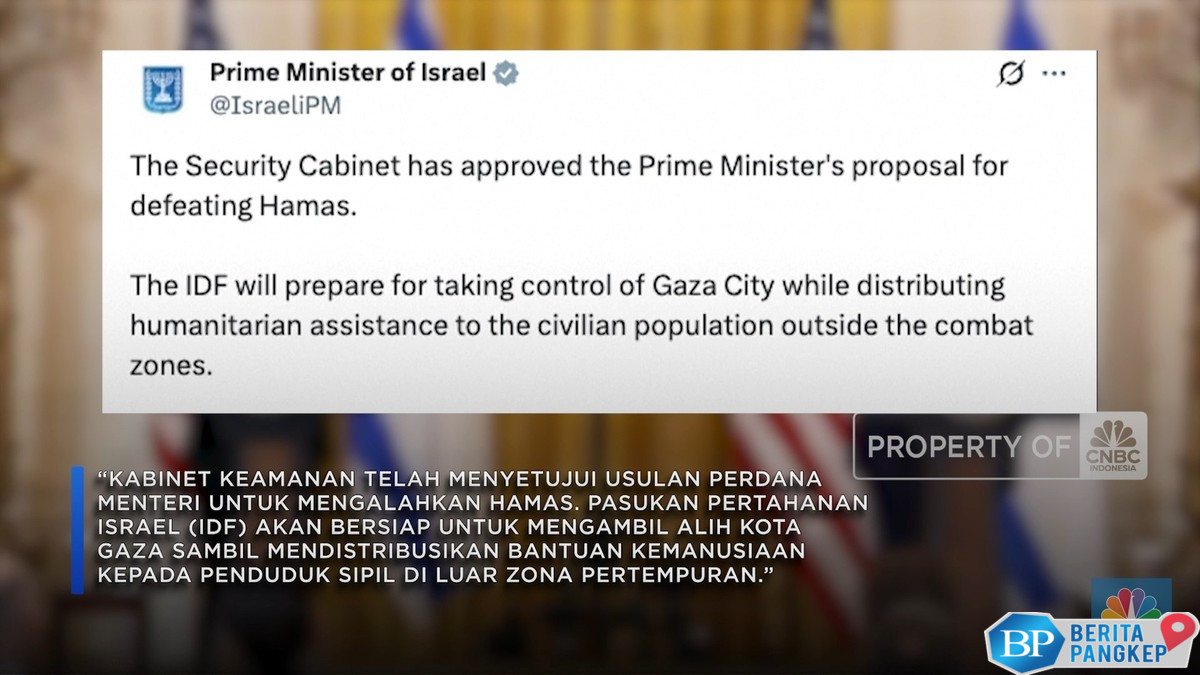 kabinet-israel-restui-rencana-netanyahu-ambil-alih-jalur-gaza